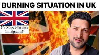 Why No More Muslim Immigrants in UK  ? | Riots Across UK | Int Students in Problems |Saim Ali