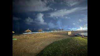 惠州雙月灣一線海景住宅夜景