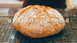 Simple, crusty, rustic bread | Slow living recipe