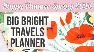 NEW! Big Vertical Bright Travels Tania Garcia Happy Planner Flip Through - Spring Release 2023