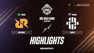 RRQ Akira vs Insilio HIGHLIGHTS M6 World Championship Wild Card Stage | INS vs RRQ ESPORTSTV