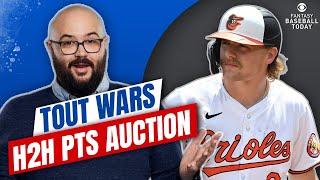 Tout Wars 12-Team H2H Points Auction Recap! Evaluating Chris' Team  | Fantasy Baseball Advice