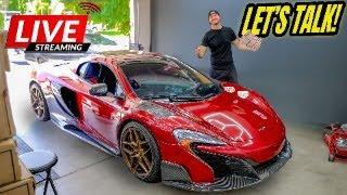 FINISHING THE $38,500 MCLAREN LIVE! (Ask Me Anything)