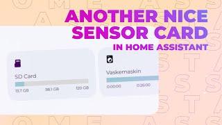 Sensor Card with Progress bar in Home Assistant