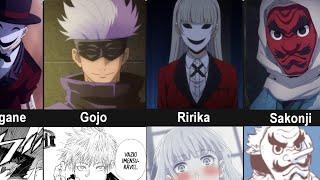 Anime Characters Without their Mask