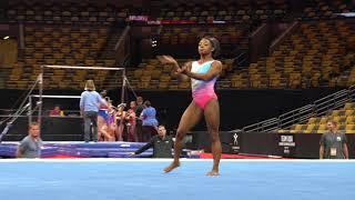 Simone Biles - Floor - 2018 U.S. Gymnastics Championships - Podium Training