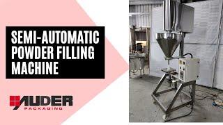 Semi-Automatic Powder Filling Machine || Auder Packaging