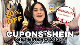 CUPONS INTERNACIONAIS DA SHEIN PARA USAR EM SETEMBRO 2024