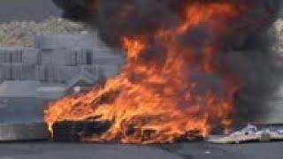 Protest in Ramallah against West Bank annexation