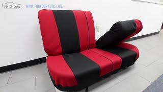 How to Split your Split Bench Seat Cover with Mesh Cloth for Cars, Truck and SUV - FH Group®