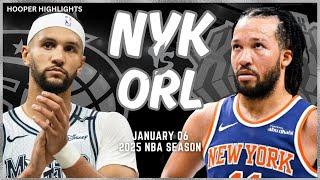 New York Knicks vs Orlando Magic Full Game Highlights | Jan 6 | 2025 NBA Season