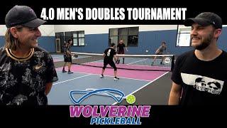 4.0 Men's Doubles Pickleball Tournament at Wolverine Pickleball