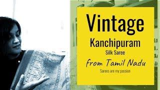 29 Kanchipuram Vintage Stripes Silk Saree from Tamil Nadu || Sarees are my passion