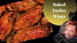 The BEST Baked Turkey Wings |Cajun Style (Giveaway Video) #giveaway