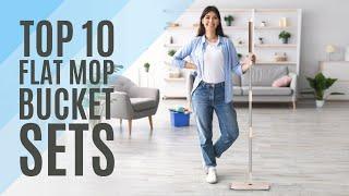 Top 10: Best Flat Mop and Bucket Sets of 2022 / Double Bucket and Mop for Floor Cleaning