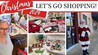 CHRISTMAS SHOP WITH ME  Small Town Charm  Christmas 2024 Vlog 4