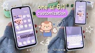 how to make your android phone aesthetic ️ Samsung Galaxy A15 🩵 setup & customization