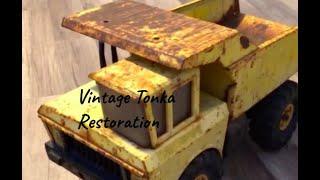 Original 1970s Tonka Mighty Dump Restoration