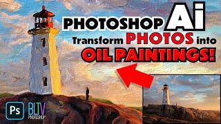 Photoshop Ai: Create the Look of PAINTINGS from PHOTOS with Generative Fill!