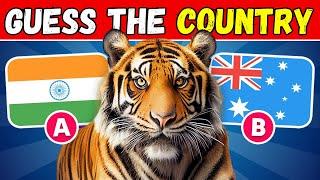 Guess the Country by Its National Animal!   Fun Quiz Challenge