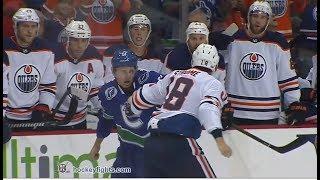 Ryan Strome vs Troy Stecher Oct 7, 2017