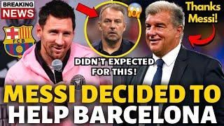 OH MY GOD! MESSI HAS JUST SURPRISED THE BARCELONA FANS! HE IS INCREDIBLE! BARCELONA NEWS TODAY!