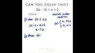 Can you solve this?  #maths #mathematics #algebra