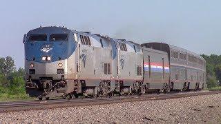 Nice K5LA on AMTK P42 #16 - Empire Builder in Rice, MN