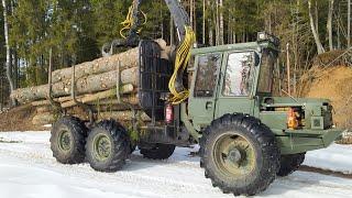 Working With Old Valmet Forwarder