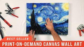 Print on Demand Canvases on AOP+ Sell in your Shopify and ETSY Stores with AOP+