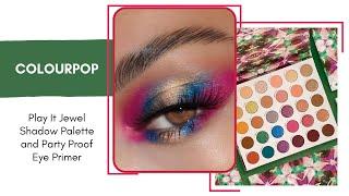 ColourPop Play It Jewel MEGA Shadow Palette and Party Proof Eye Primer