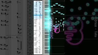 Africa || Toto (ADR Music Tutorial Piano With Sheet Music, Not Balok)