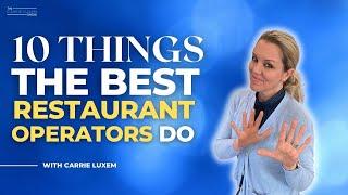 10 Must-Do Actions for Anyone Leading a Restaurant Team