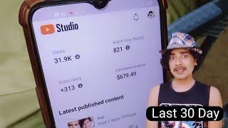 last 28 days earnings youtube jam hanif vlogs || with live proof