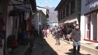 Trekking to everest base camp in Nepal