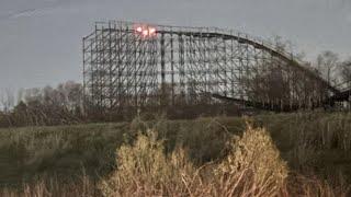 Is the Roller Coaster on Fire at Six Flags New Orleans? January 18th, 2025 Abandoned Theme Park 4K