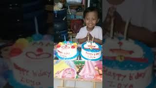 selamat ulang tahun yang ke 4 tahun #happy #happybirthday