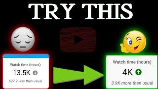 4000 hours watch time kaise complete kare.!! how to complete 4000 hours watch time (2024)