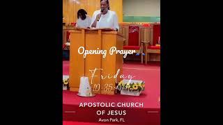 Opening Prayer of Service