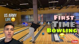 Bowling For First Time Bowling garna nei aayena |US Army Life|