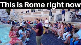 Rome Italy, Rome looks like this now, Rome walking tour, Roma Italia, Trevi Fountain