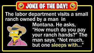  BEST JOKE OF THE DAY! - A man owned a small ranch in Montana... | Funny Dad Jokes