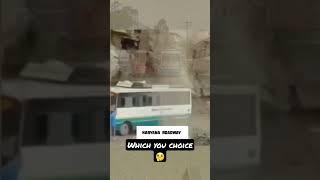 Hrtc vs haryana roadways 🫣🫡#hrtc #haryanaroadways #shorts#youtubeshorts#viralvideo #viral #himachal