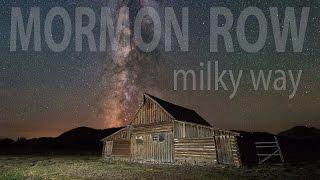 Mormon Row Milky Way, did you see the owl? Milky Way Mike