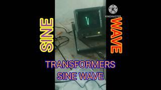 Alternating current sine wave  #youtubeshorts #electrical #transformers #cro #practical