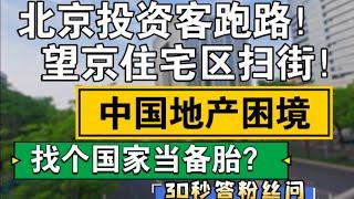 北京投资客跑路！望京住宅区扫街！中国地产困境，30秒答疑。#北京房价 #上海房价 #中国经济 #倒闭 #倒闭潮 #房产 #买房 #卖房 #刚需