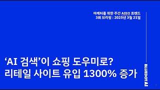 [주간AIEO 동향] AI 검색, 쇼핑 도우미로 우뚝 서다