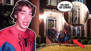 Spider-Man Ding Dong Ditches a Mansion!