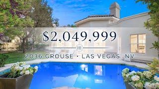 $2,049,999 | 4 Bedrooms | Guard-Gated Oasis | Las Vegas Homes for Sale