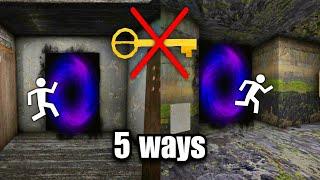 Granny v1.8 - 5 Ways to go to the Sewer Without the spider key 